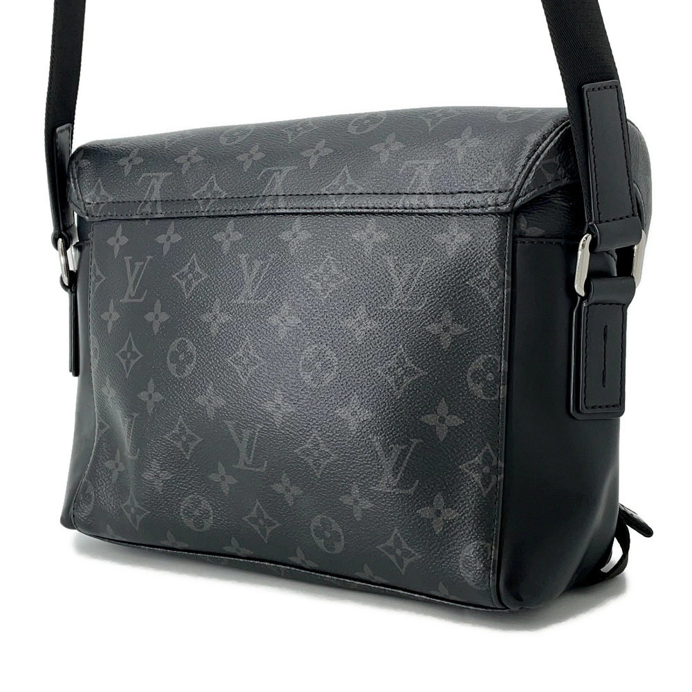 Louis Vuitton Shoulder Bag Black Eclipse Black Monogram Messenger Voyage